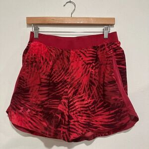 Under Armour Red Shorts Athletic Size Large